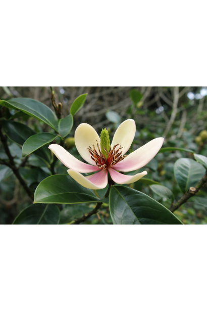 Магнолія левіфолія Вайт Кавіар квіти